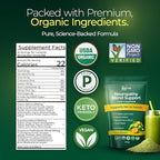 The Nerve Brand Neuropathy Superfood Blend, Greens Powder with R Alpha Lipoic Acid & Lions Mane for Nerve Support, Citrus Breeze, 30 Servings