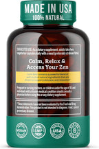 Cortisol Reducer & Adrenal Support Supplement–Natural Stress Relief with Ashwagandha KSM-66, Magnesium Glycinate & Citrate, L-Theanine, Rhodiola, Apigenin, Turmeric & Vitamin D3–Calm Mood & Relaxation