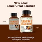 Boswellia Serrata Turmeric Supplement for Joint Support & Inflammation Balance – Turmeric Boswellia Supplement with Ginger & Black Pepper Extract for Enhanced Absorption – Non-GMO - 2pack