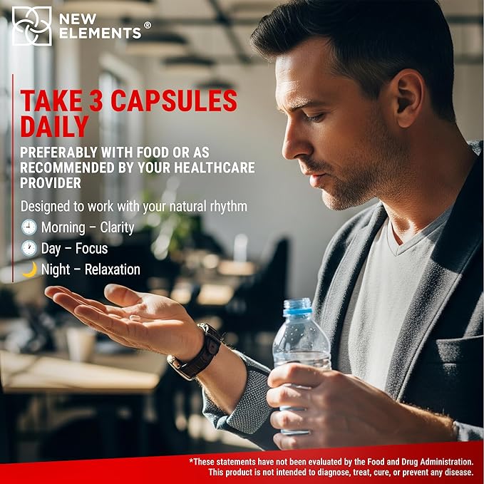 Magtein Magnesium L-Threonate – 2000mg Mag Complex with L Threonate, Glycinate, Citrate & Vitamin B6 – Brain Health, Memory, Focus & Mental Clarity | 300mg Elemental Magnesium | 90 Capsules