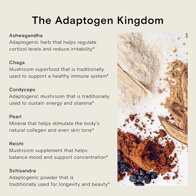 Moon Juice Organic Ashwagandha Supplement - Ashwagandha KSM-66 Root Powder Extract (15:1 Full-Spectrum) for Stress, Focus & Mood - Vegan, Non-GMO, Gluten-Free - 1.3 oz, 72 Servings
