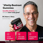 Beet Root Gummies – Beetroot Supplement with CoQ10, Grape Seed, Vitamin C, B12 & B3 – Nitric Oxide Gummies for Circulation Support – Beet Supplement for Energy & Immune Support – 60 Beets Chews