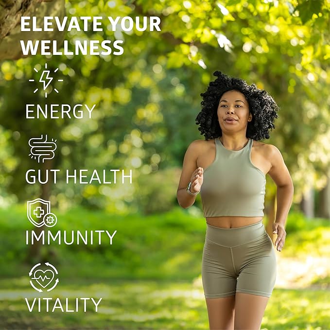 10 in 1 Immune Support Supplement [10 Potent Ingredients] with Elderberry, Vitamin C, Zinc, Echinacea, Turmeric Curcumin, Garlic and Probiotics for Adults, 60 Veg Caps