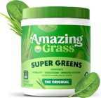Amazing Grass Greens Blend Superfood: Greens Powder Mix for Energy, with Organic Spirulina, Chlorella, Beet Root Powder, Digestive Enzymes & Probiotics, Original, 30 Servings (Packaging May Vary)