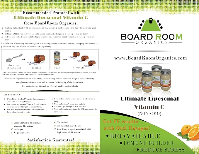 New Formula/New Management- Better Than Ever- Ultimate Liposomal Vitamin C | 3000mg Per Serving | 16oz 1 Best Liposomal C on Market Today Vegan Collegan Booster Non-GMO