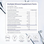 Eidon Multiple Minerals Supplement - Ionic Trace Mineral Drops for Water, with Zinc, Potassium, Chromium, & Magnesium, Natural Liquid Vitamins, Sugar Free & Bioavailable, for Men & Women - 18 oz