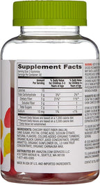 Amazon Brand - Mama Bear - Kids Fiber Gummies - Supports Digestive Health, Orange, 60 Count (Pack of 2)