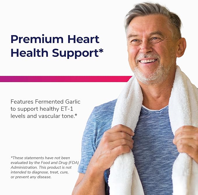 Vaso Calm - Healthy Blood Balance Supplement - Features Fermented Garlic, Celery and Grape Seed Extract, Hibiscus, and Vitamin K2 - Made in the USA, 60 Capsules