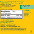 Nature Made Vitamin D3 1000 IU (25 mcg), Vitamin D Supplement for Bone, Teeth, Muscle and Immune Health Support, 100 Softgels, 100 Day Supply