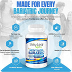 Shiny Leaf Methylated Bariatric Multivitamin with Iron 45mg – Once Daily Capsule, Made in USA, ASMBS Compliant Bariatric Vitamins for Gastric Bypass & Gastric Sleeve, for Men & Women – (90 Count)