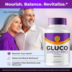 Gluco Shield Pro Advanced Blood Formula Capsules, Official GlucoShield Pro Supplement Pills, Premium Formula for Healthy Circulation & Stable Levels, All Natural GlucoShieldPro Reviews (5 Pack)