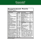 EMERALD LABS Prenatal 1-Daily Multi - Prenatal Multivitamin with Methylated Folate, Iron, Whole-Food Blend & More - Soy-Free, Gluten-Free - 60 Vegetable Capsules