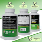 Potassium Iodide Tablets 130 mg | 120ct KI Tablets - Nuclear Radiation Protection - Potassium Iodine Pills - YODO Naciente - KI Pills - USA - ThyroShield