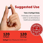 Micro Ingredients Astaxanthin 6mg with MCT Oil, 120 Softgels | Premium Astaxanthin Antioxidant Supplements* | Fresh Microalgae Source | Triple Strength, Non-GMO, Gluten Free, No Soy