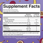 MARYRUTH'S Melatonin 5mg Sleep Gummy with L-Theanine | Lemon Balm | Vitamin B6 | Sugar-Free | Relaxation | Vegan | Non-GMO | Gluten Free | 60 Count