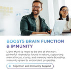 DR. EMIL NUTRITION 2100mg Organic Lions Mane Supplement Capsules - Focus, Mental Clarity & Cognition - Nootropic Lion's Mane Mushroom Supplement with Organic Lions Mane