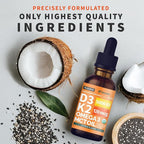 (2 Pack) Organic Vitamin D3 K2 Drops with MCT Oil Omega 3, 5000 IU, Maximum Strength Vitamin D Liquid, No Fillers, Non-GMO Liquid D3 for Faster Absorption, Immune Support (Citrus Flavor, 2 Fl Oz)