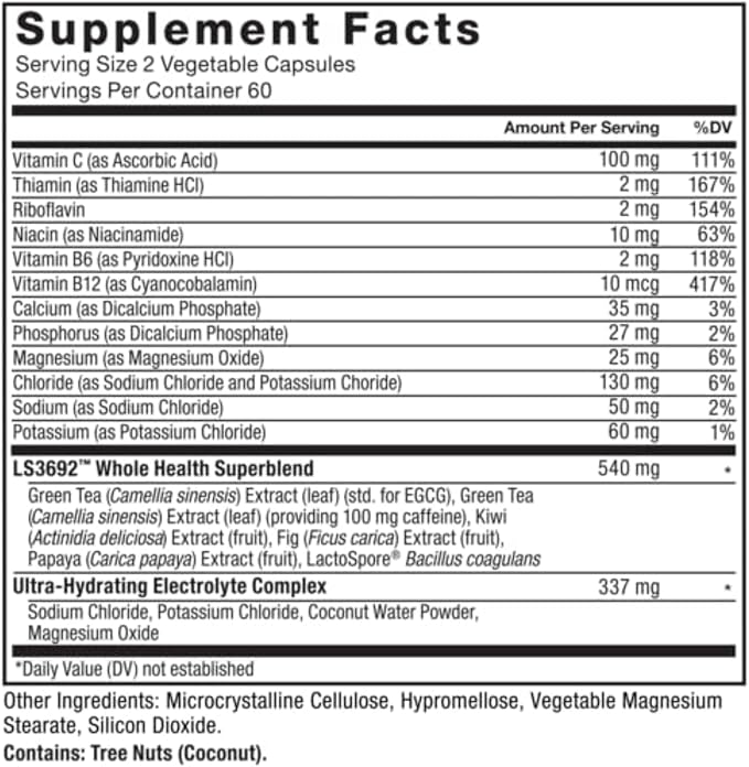 ProbioSlim Weight Loss Essentials Complete Daily Digestive Health and Weight Loss Probiotic Supplement for Women and Men with Electrolytes and Green Tea Extract, Force Factor, 120 Capsules