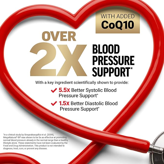 Force Factor Total Beets Ultimate Heart Health Blood Pressure Support with CoQ10, Beet Root Powder, Grape Seed Extract, Blood Pressure Supplement for Circulation, Black Cherry, 30 Servings