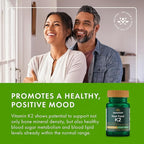 Swanson Maximum Strength Vitamin K2 (MK-7) Bone and Heart Health Supplement for Adults Over 50 Seeking Calcium Regulation - 200 mcg from Japanese Natto (30 Softgels, 2 Pack)