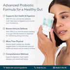 Bettervits Probiotics for Women & Men – 75 Billion CFU | Digestive Health and Gut Support Prebiotic | 14 Clinically Studied Strains with Vitamin B12, Lactobacillus and Inulin Fiber | 30 Capsules