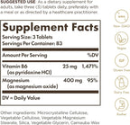 Solgar Magnesium with Vitamin B6, 250 Tablets - Promote Healthy Bone Mineralization, Support Nerve & Muscle Function, Energy Metabolism - Non-GMO, Vegan, Gluten Free, Dairy Free, Kosher - 83 Servings