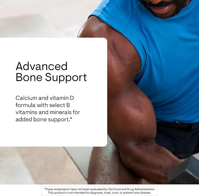 THORNE - Advanced Bone Support - Bone Health Supplement for Women & Men with Calcium, Magnesium, Vitamin D, B Vitamins, Folate & Boron* - Gluten, Dairy & Soy-Free - 120 Capsules