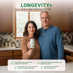Longevity+ 5-in-1 Cellular Wellness Formula with NMN, Cycloastragenol, CoQ10, Resveratrol & Selenium - Non-GMO 30 Vegan Capsules to Support Healthy Aging, Cellular Energy & Vitality
