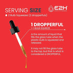 E2H Red Banded Polypore Extract - Mushroom Supplement Formula for Immune Support, Digestive Health, Energy and Natural Immunity Boost (2 Bottles)