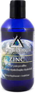 Mother Earth Minerals Ionic Liquid Zinc Supplement – High Absorption Angstrom Zinc Mineral Drops for Immune Support, Enzymatic Function & Cellular Health, 8 oz