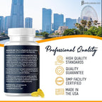 Triple Strength Omega 3 Fish Oil 3750 mg - EPA & DHA - Over 3000mg Omega-3 Fatty Acids - 1350mg EPA + 900mg DHA - Best Essential Fatty Acids, Burpless Fish Oil - 90 Count