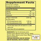 Spring Valley Omega 3 Fish Oil Maximum 2000mg 180 Softgels + me Gusta Sticker