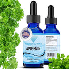 Absonutrix Apigenin 75 mg per Serving, 4 Fl Oz Bottle, 200 Potent Servings, Made in USA, Quick Absorption, Quality Potent Ingredients, Non-GMO, GMP Certified Facility, Cruelty-Free Products