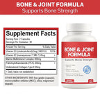 Osteo Bone & Joint Formula Forbone Density, Bone and Joint Formula Supplement, Calcium Supplements for Women with Vitamin D3, K2, Collagen Ll, Marine Multimineral Complex, 60 Capsules