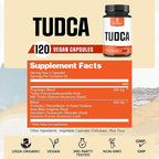 8in1 Tudca 1000mg Supplement - 120 Capsules for 2 Months - Extra Strength with Milk Thistle, Probiotics, Beet Root, Dandelion & More - Support for Immune System, Digestion Health & Brain Health