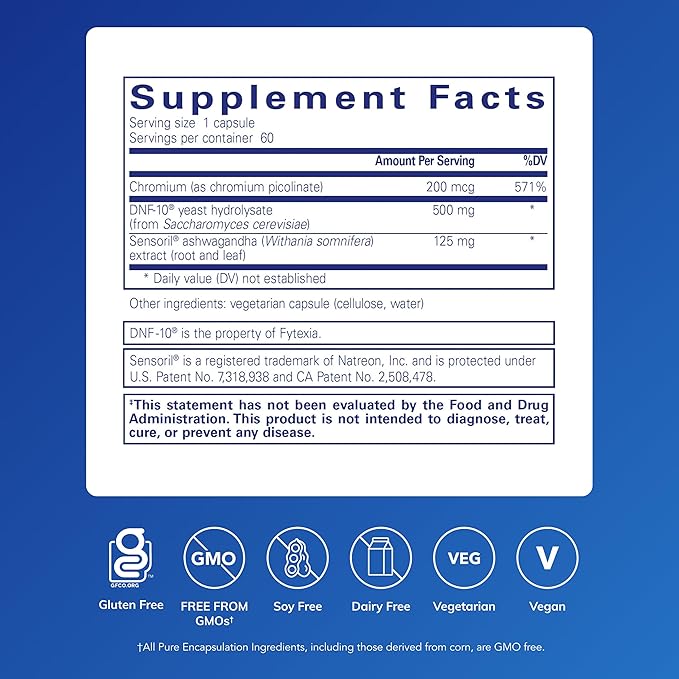 Pure Encapsulations PureLean Satiety - Supports Fullness Signaling, Nutrient Metabolism & Healthy Eating Habits* - Gluten-Free & Non-GMO - 60 Capsules (60 Servings)
