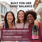 Multivitamin for Women - B-Complex | Whole Foods | Hair Growth Support | Digestion & Metabolism | Iron - 47in1 Womens Multivitamin - Bioavailable & Gentle on Stomach - Made in USA - 90 Capsules