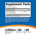 Nutricost Grapefruit Seed Extract 60 Capsules for 60 Servings Per Bottle - Gluten Free and GMO Free
