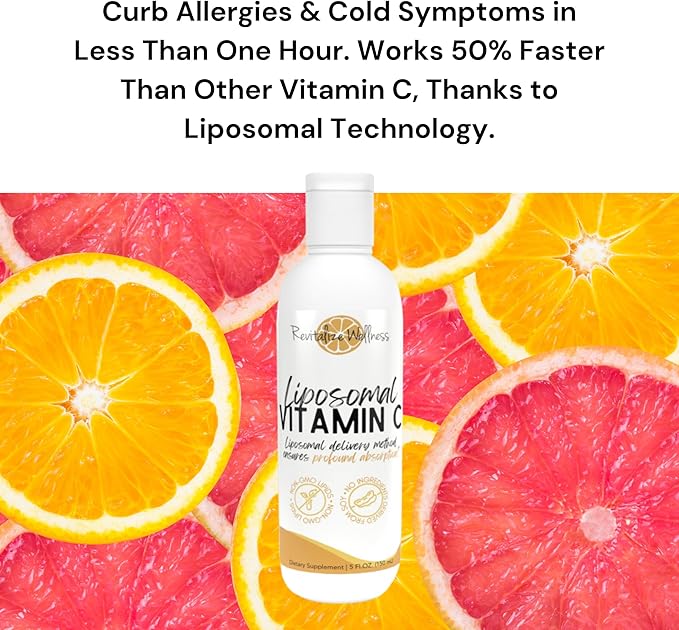 Liposomal Vitamin C | 1,000 mg Vitamin C | Profound Absorption, Pure, Corn Free, & GMO-Free | 30 Servings