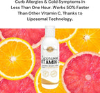 Liposomal Vitamin C | 1,000 mg Vitamin C | Profound Absorption, Pure, Corn Free, & GMO-Free | 30 Servings