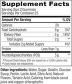 OLLY Fiber Gummy Rings, 5g Prebiotic Fiber, FOS (Fructo-oligosaccharides), Digestive Support, Berry Melon 50ct (Pack of 2)