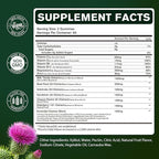 Liver Cleanse Detox & Repair - Sugar Free & Vegan Gummies, Milk Thistle Liver Detox Supplement, Supports Liver Detox, Ginger Root, Choline & Dandelion Root, Silymarin Infused, 120 Gummies