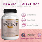New Era Protect Max Extra Strength Urinary Support Supplement, 60 Veggie Capsules, 1000mg D-Mannose with Cranberry, Hibiscus, Dandelion (1)