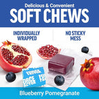 Force Factor Amazing Ashwa Complete Calm Support, KSM-66 Ashwagandha, Like Ashwangandha Gummies to Promote Calm & Relaxation with Magnesium & L-Theanine, Blueberry Pomegranate, 120 Soft Chews, 2-Pack
