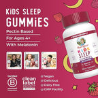MARYRUTH'S Melatonin Gummies for Kids | 2 Month Supply | Sleep Gummy for Kids Ages 4+ | Melatonin 1 mg | Relaxation & Sleep Support | Vegan | Gluten Free | 60 Count