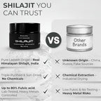 Shilajit Authentic Himalayan Shilajit Resin for Men & Women, High Fulvic Acid, Energy & Stamina, Immune Support, 85+ Trace Minerals, Lab Tested Organic Shilajit Resin, 100% Natural, 60 Grams