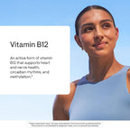 THORNE - Vitamin B12 - as Methylcobalamin - Supports Heart & Nerve Health, Blood Cell Function, Restful Sleep & Methylation* - Third-Party Certified - Gluten, Dairy & Soy-Free - 60 Capsules