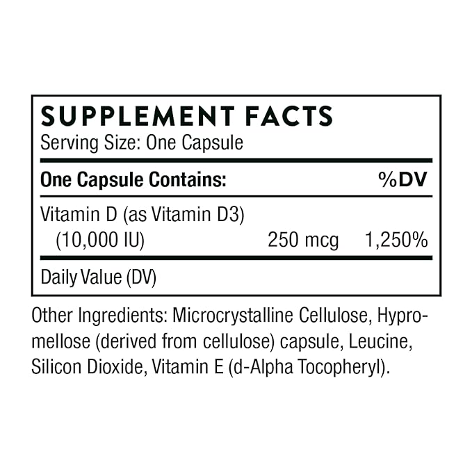 THORNE - Bone Health Bundle - Vitamin D3 & Vitamin K - Supports Healthy Bones, Teeth Muscles, Cardiovascular, and Immune Function - 30 to 60 Servings