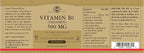 Solgar Vitamin B1 (Thiamin) 500 mg, 100 Tablets - Energy Metabolism, Healthy Nervous System, Overall Well-Being - Super Potency - Non-GMO, Vegan, Gluten Free, Dairy Free - 100 Servings, (Pack of 2)