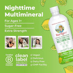 MaryRuth Organics Extra Strength Nighttime Liquid Multimineral | Sugar Free | Calm Magnesium Citrate | NO Melatonin | Calcium Magnesium Zinc | Muscle Relaxation | Lemonade Flavor | Vegan | 32 Serving
